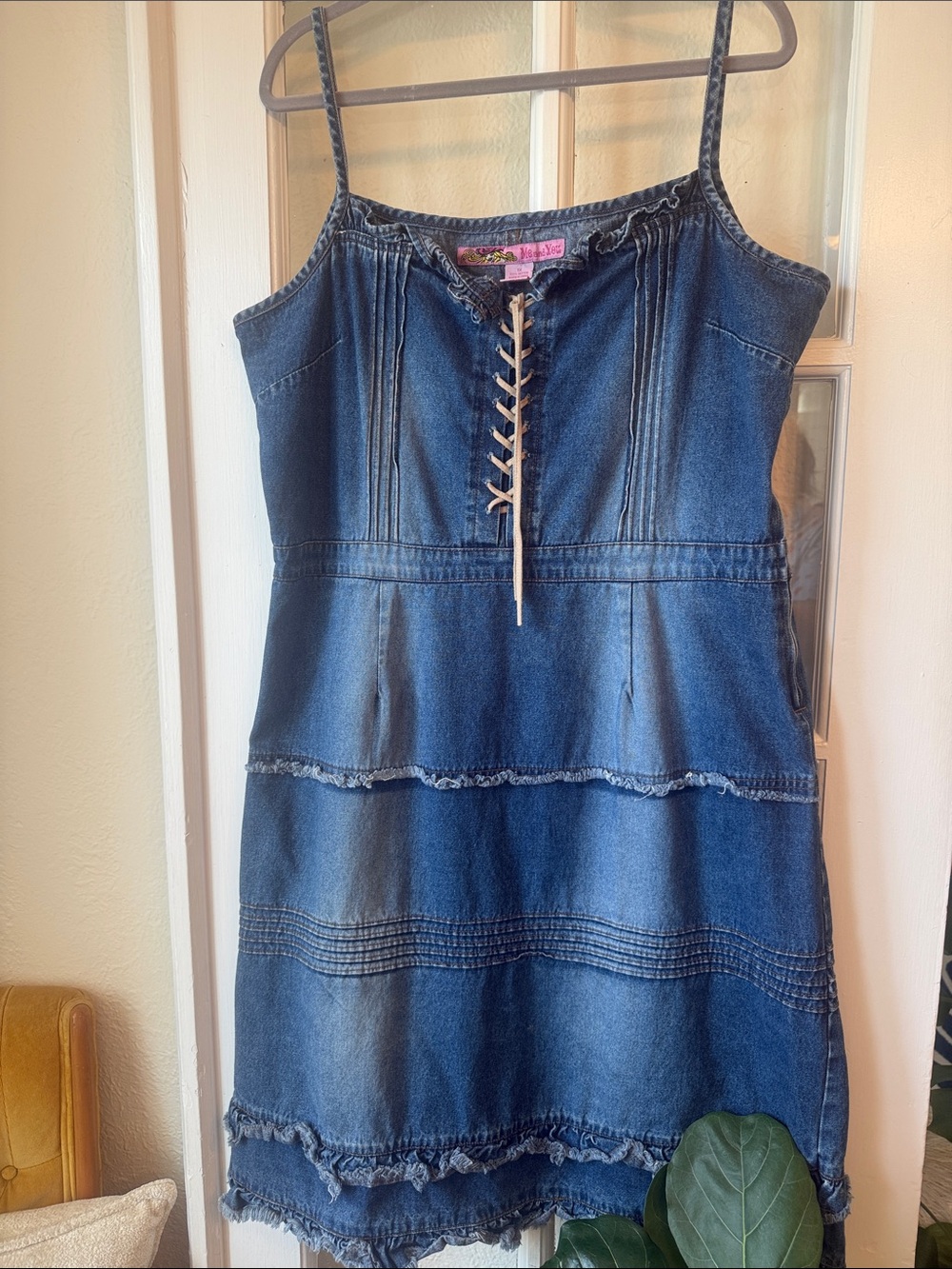Y2K Me and You Denim Dress